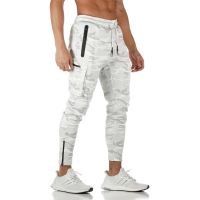 Fitness New European And American Sports Mens Overalls Outdoor Trousers Running Training Pants Elastic Pants