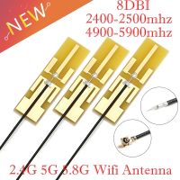 10Pcs/1pc 8DBI 2.4G 5G 5.8G WIFI built in PCB antenna Wifi antenna IPEX interface dual band omnidirecational IPEX/U.FL connector