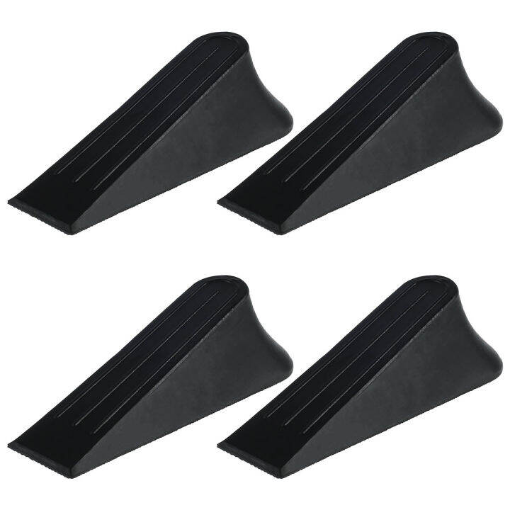4pcs Door Stopper Heavy Duty Rubber Door Wedge Antislip Door Stop