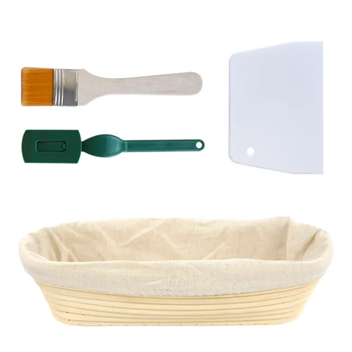 Oval Bread Proving Basket Large Proving Basket Natural Rattan Sourdough