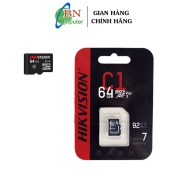 Thẻ nhớ Micro SD 64GB HIKVISION dùng cho điện thoại, camera