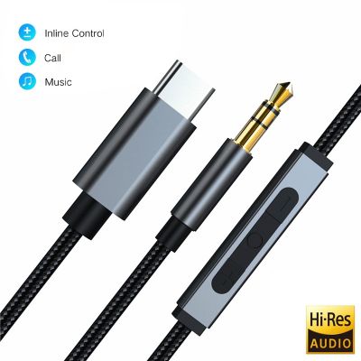 Realtek ALC4050 USB Type-C to 3.5mm Jack Male DAC AUX HiFi Audio Cable for SAMSUNG XIAOOMI HUAWEI Pixel 2 3 4 1 7 Pro Speaker