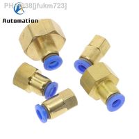 Air Pipe Fitting 10mm 12mm 8mm 6mm Hose Tube 1/8 3/8 1/2 BSP 1/4 Female Thread Brass Pneumatic Connector Quick Joint Fitting