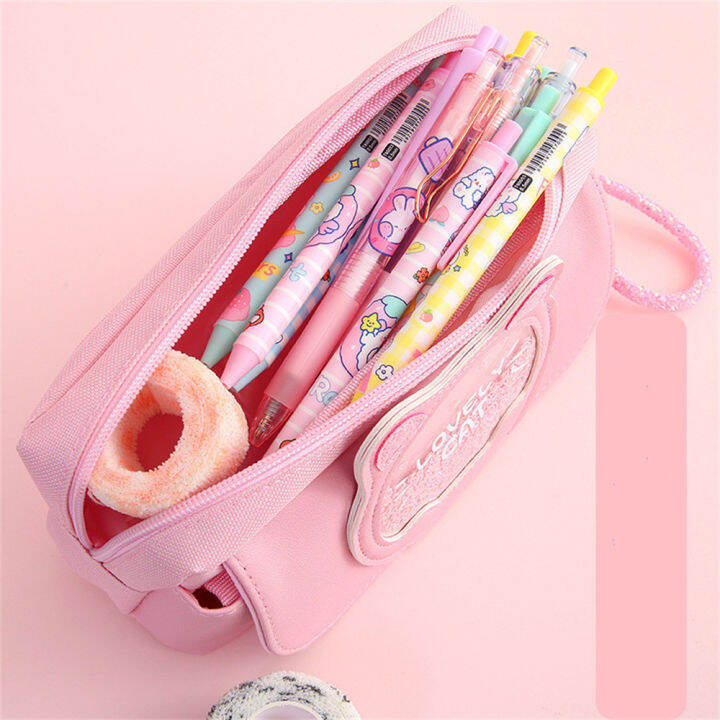 novelty-pencil-case-trendy-pencil-bag-cute-cat-pencil-case-three-layer-big-pen-case-quicksand-pencil-bag