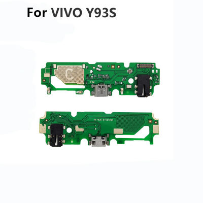 สำหรับ Vivo Y91 / Y93 /Y93s ตัวต่อที่ชาร์จยูเอสบีไมโครโฟนสายอ่อนแท่นชาร์จ USB PCB ชิ้นส่วนสายแผงวงจรเคเบิลแบบยืดหยุ่นซ่อมแซม