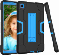 Bingcok Case for Galaxy Tab A7 Lite 8.7 Case, Heavy Duty Rugged Full-Body Hybrid Shockproof Drop Protection Cover for Samsung Galaxy Tab A7 Lite 8.7 2021 Model SM-T220 / SM- T225 (1-Black+Blue)