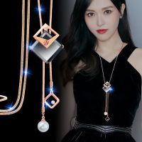 2022 New High Grade Sweater Chain Long Style Versatile Autumn and Winter Necklace Womens Neckwear Accessories Fashion Y1SF