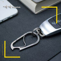 TiTo Titanium alloy Fast Hang Tools Key Holder Sport Outdoor Carabiner Keychain titanium alloy key ring Travel kits one piece