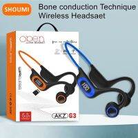 20-30 H Playback Bone Conduction หูฟังบลูทูธเปิดหูไร้สาย Dluetooth หูฟังรองรับ TF-Card Mp3ชุดหูฟังพร้อมไมโครโฟน