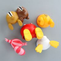 ❉∏ Creative Three-Dimensional Simple Resin Fridge Sticker Squirrel Mouse Duck Butt Half-Length Design Kitchen Decoration Gift