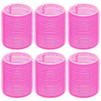 ┋ 6 Pcs Plastic Hair Rollers Curlers Bangs Self-Adhesive Hair Volume Hair Curling Styling Tools Women DIY Makeup Tools(Random