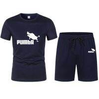 2023 Mesh Summer Set Men Oversized Clothing Shorts Suit Sport Running 2-piece Set Gym Tshirts Quick Dry Tops Homme Brand Joggers