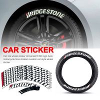 ✆☾♗ Rubber Letters Tire Sticker Car Tire Wheel Sticker Universal Fit 3D Logo Auto Motorcycle Tires Stickers Wheels Label DIY Styling