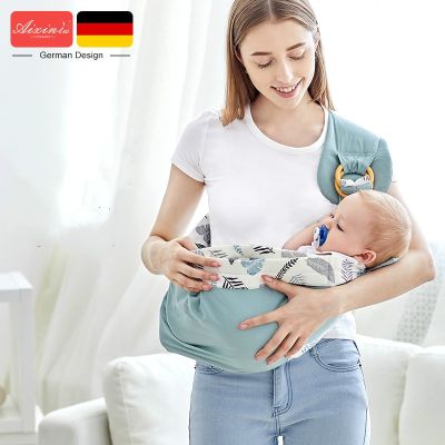 Cotton Wrap Sling Baby Carries Newborn Safety Ring Kerchief Baby Carrier Comfortable Infant Kangaroo Bag