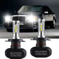 H4ไฟหน้ารถมอเตอร์ไซค์แบบ LED ชุดหลอดไฟ High Beam สำหรับ MERCEDES-BENZ E-CLASS (W124) E200 E280 E300 E400 E500 1993-1995