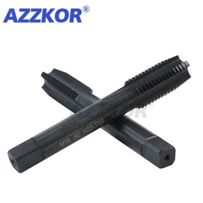 Metric Thread Straight Taps Pot Hsse Straight Flute AZZKOR Thread Screw Plug Tap Threading Tools Working Stainless Steel