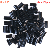 ?【Lowest price】CHANGDA 100pcs Keratin glue NAIL TIP สำหรับ TIP U TIP FUSION hair Extensions