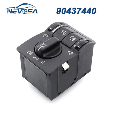 NEVOSA Car Headlight Head Fog Lamp Light Control Switch Adjust Knob For OPEL Astra Wagon VAUXHALL 1999-2008