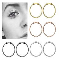 Fashion Surgical Steel Nose Hoop Nose Ring Stud Punk Style Body Piercing Jewelry Nose Lip Cartilage Tragus Helix Ear Piercing Body jewellery