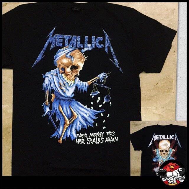 Rock Band Metallica Tip the Scales Shirts | Lazada PH