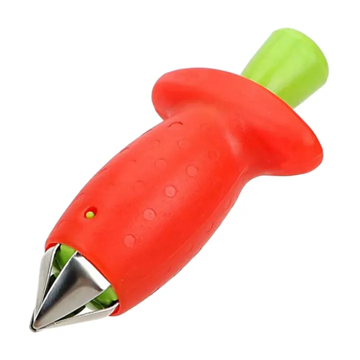 Kitchen Strawberry Peeler Portable Tool Knife Fruit and Vegetable Leaf Stem Remover Tomato Stem