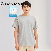 Giordano ผู้ชาย เทคโนโลยีขั้นสูงเสื้อยืดแขนสั้นคอกลม ออกซิเจน น้ำแข็ง เย็น Free Shipping 01022380