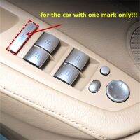 Door Window Switch Lifter Buttons Covers Trim Interior Stickers for BMW 3 Series X5 X6 X1E90