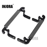 INJORA 2PCS Metal Black Side Pedal Rock Sliders for 1/10 RC Crawler Car TRX4 TRX-4