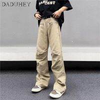 DaDuHey 2023 New American Fashion Brand Overalls Mens Loose Sports All-Matching Multi-Pocket SlacksTH