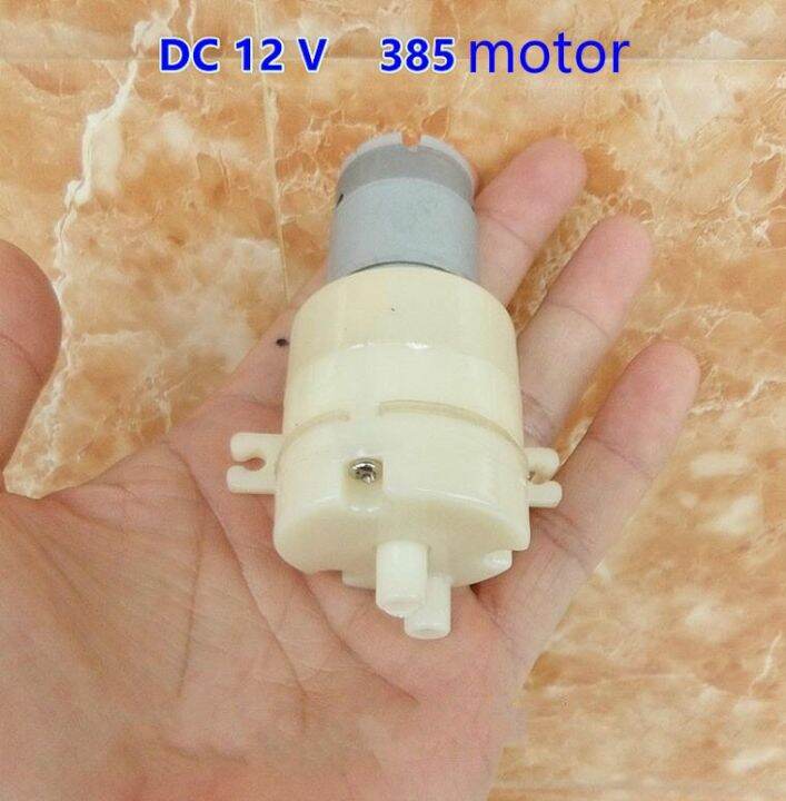 1 Buah Dc12v 385 Diafragma Motor Priming Vakum Aliran Tinggi Pompa Air ...