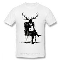 Lecter NBC Stag Print Cotton Funny T Shirts Hannibal William Jack Miriam Lass Movie Men Fashion Streetwear