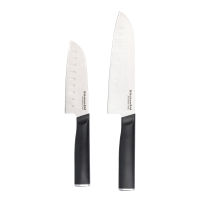 SANTOKU KNIFE SET – 2 Pcs. WITH BLADE COVERS KITCHENAID KEG2PTHEOHOBA