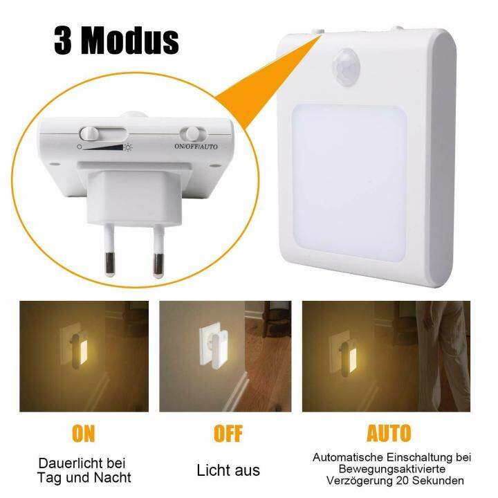 2pack-led-night-light-socket-motion-detector-wall-lamp-sensor-socket-light-brightness-adjustable-for-home-bedroom-lighting-decor