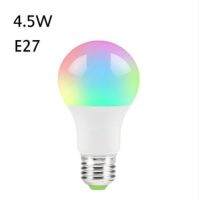 【☊HOT☊】 yanjina85828158 เมจิก Rgb หลอดไฟ Led สมาร์ท Wifi E27โคมไฟบลูทูธสี110V สมาร์ทโฮมเข้ากันได้กับ Alexa Google Home