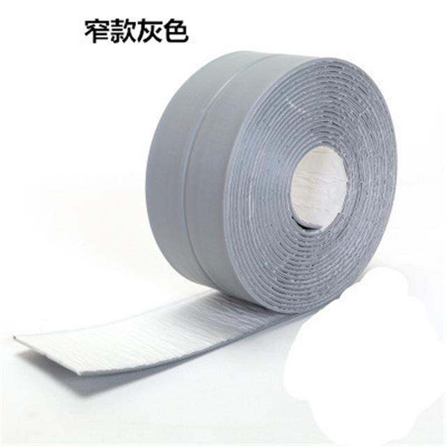 {Deli tape} Bathroom Kitchen Sealing Strip Tape PVC Waterproof Wall Sticker Self Adaptive Sink Crack Bathtub Corner Sealant