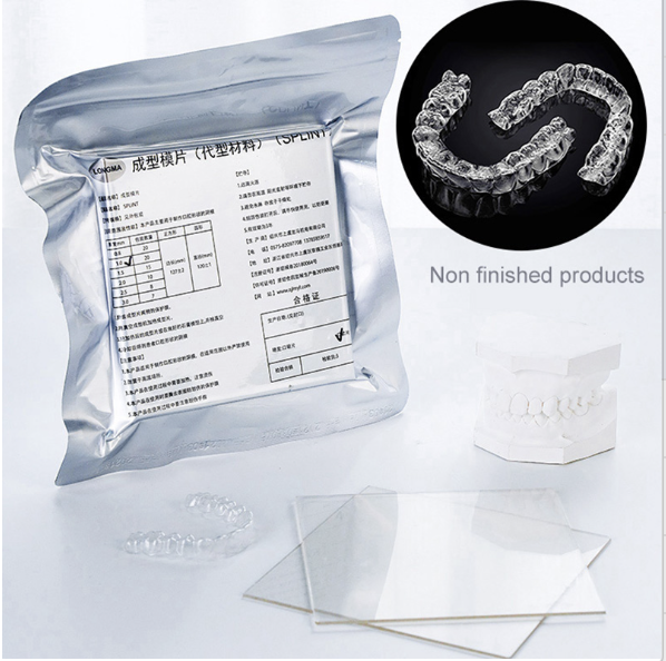 1bag Dental lab vacuum forming thick plastic sheet/soft sheet/hard sheet for vacuum former