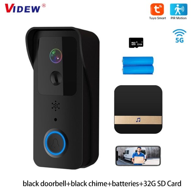 Tuya Smart Video Doorbell 5G 2.4G Wifi Outdoor Door Bell Waterproof ...