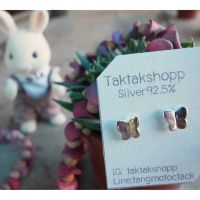 Earring silver925 ต่างหูผีเสื้อเงินแท้