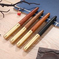 LCK51 ปากกาเซ็นชื่อ ปากกาหมึกซึมไม้ การเขียนที่ราบรื่น ไม้หอมไม้จันทน์ ปากกาหมึกซึมประดิษฐ์ตัวอักษร โบราณโบราณ ของจีน ปากกาหมึกซึมธุรกิจ เครื่องเขียนสเตชันเนอรี