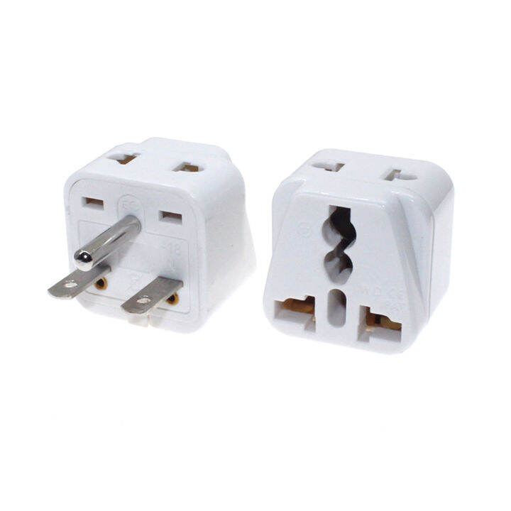 Universal Socket To North American Nema 6 15p 1 Round 2 Horizontal Pins Electrical Plug 10a 8830