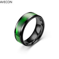 AVECON แหวนเปลือกเหล็กไทเทเนียมอเนกประสงค์สำหรับผู้ชายทันสมัยแบบชาวยุโรปและอเมริกัน