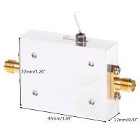 เครื่องขยายสัญญาณ RF 50K-2GHZ เครื่องขยายสัญญาณเสียงรบกวนต่ำตัวรับสัญญาณบรอดแบนด์31DB ตัวรับสัญญาณรีโมทคอนลเครื่องขยายสัญญาณ