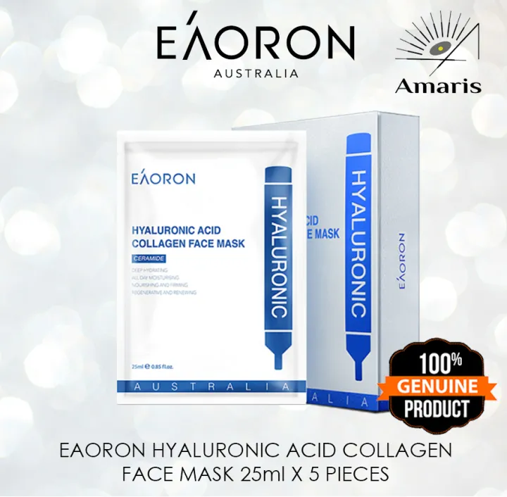 EAORON HYALURONIC ACID COLLAGEN FACE MASK 25ml X 5 PIECE (AUTHENTIC