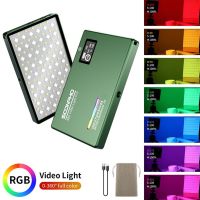 Soonpho ชุดแฟลชวิดีโอไฟกล้อง LED RGB แบบปรับแสงได้2500K-8500K ไฟไบ-แผงไฟไลท์ CRI 95 +