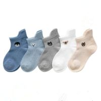 ♀♟  0-3Y 5 Pairs Pack Wholesale newborn infant socks summer digital color matching baby socks