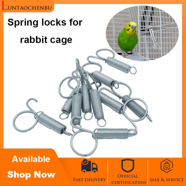 2Pcs/4Pcs Spring locks for rabbit cages and pet animals Springs for