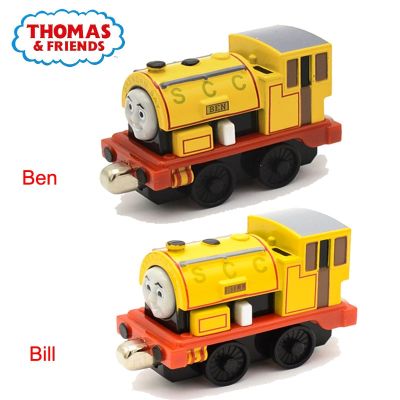 Thomas And Friends Trackmaster Ben โลหะผสมสีเหลืองตั๋วรถไฟเชื่อมต่อแม่เหล็กทั้งหมดรถรางเด็กโมเดลรถของเล่นเด็กผู้ชายของขวัญ