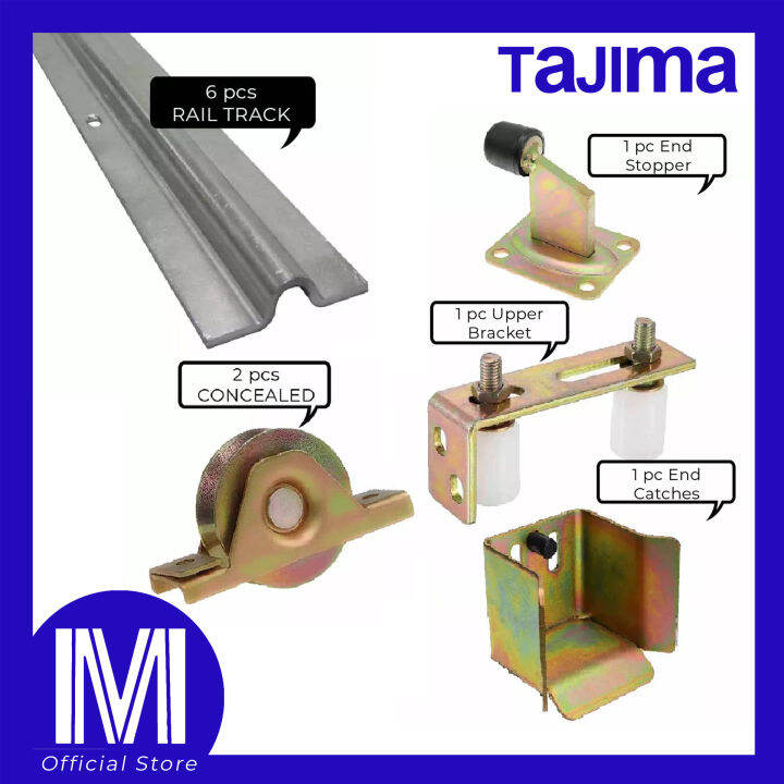 Sliding Gate UGroove Hardware Set (Rollers, Tracks, Stopper, Catcher, Guide) Lazada PH