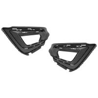 1Pair Car Front Bumper Fog Light Cover Bezel Fog Lamp Grille with Hole Replacement for SAIC ROEWE I5