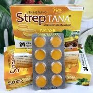 Viên ngậm ho STREPTANA 24 Viên hộp - Hỗ Trợ Bổ Phế, Giảm Đờm, Giảm Ho